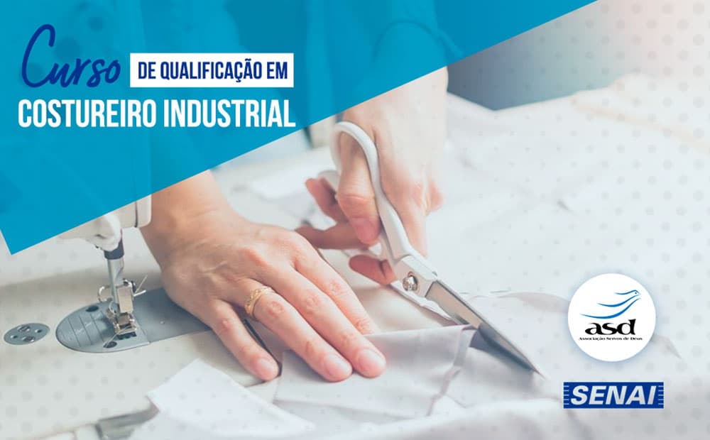 Imagem da notícia: Comitê e SENAI oferecem Curso de Qualificação em Costureiro Industrial na Associação Servos de Deus
