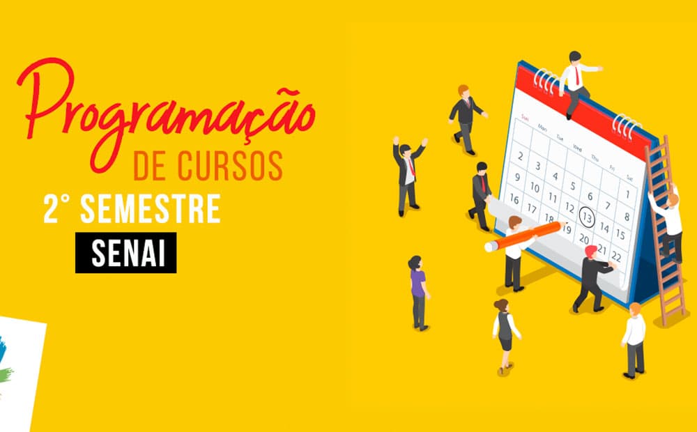 Imagem da notícia: Cursos SENAI – 2º Semestre