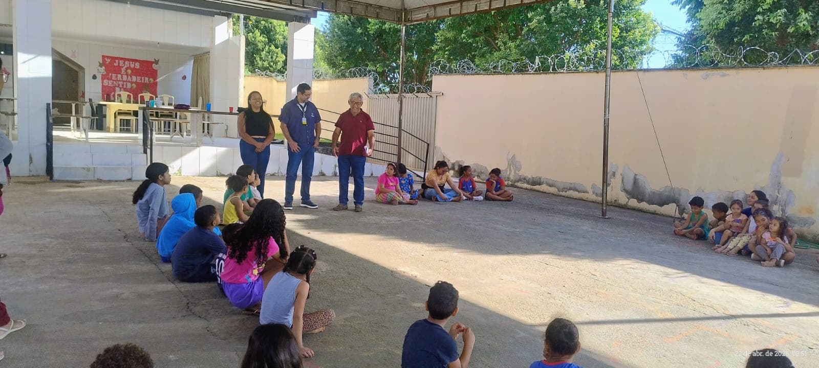 Imagem da notícia: Visita ao Centro Juvenil São Domingos Sávio reforça parceria com a comunidade